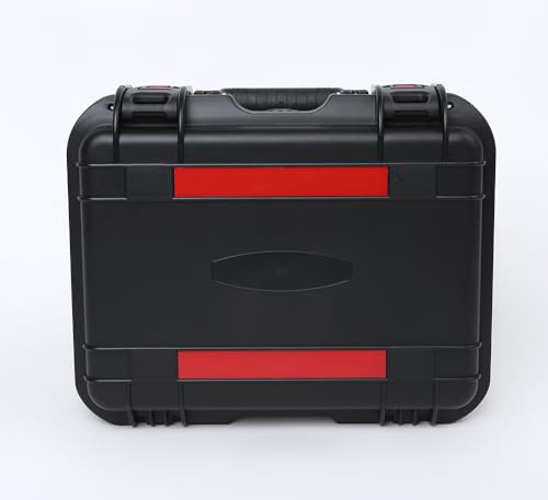 15in Waterproof Hard Case with DIY Customizable Foam Insert (13.5 x 10 x 6in Interior) - color: Black-15in