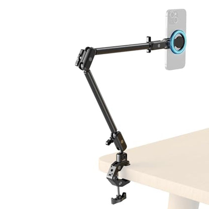 SMALLRIG Desktop Clamp Magic Arm Kit for MagSafe for iPhone, 55cm / 21.6" - style: Double Ball Joints for MagSafe