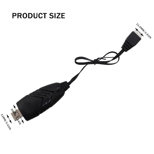 3S Lithium Battery Cable for RC Car Boat Drone Airsoft 3 Cells Lithium Polymer Battery 11.1V USB Black