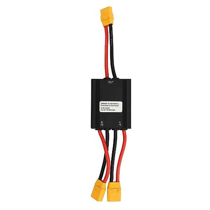 VGEBY Electric Bike Dual Battery Connector Adapter, XT90 Interface Bike Dual Battery Parallel Module Adapter Discharge Balancer
