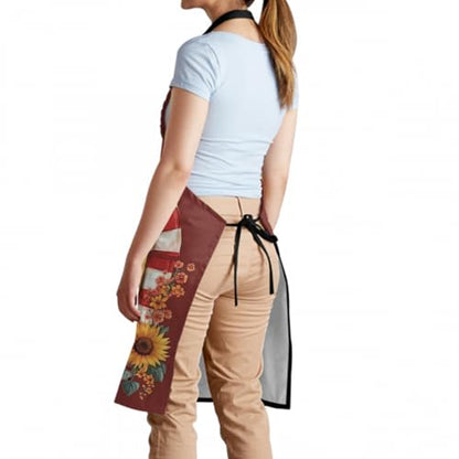 Giwawa Unisex Adult Apron Waterproof Stain Resistant Kitchen Cooking Apron with 2 Pockets for BBQ Grill Painting - color: Chicken