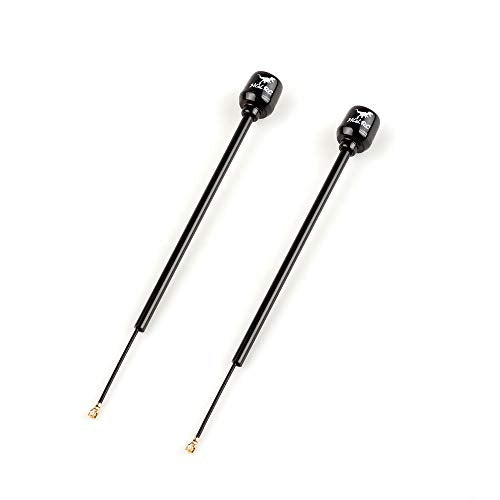 HGLRC LHCP Long Range Antenna FPV Hammer 2.5dBi Mini 5.8G for RC Drone (2pcs Long UFL) - style: 2pcs long UFL