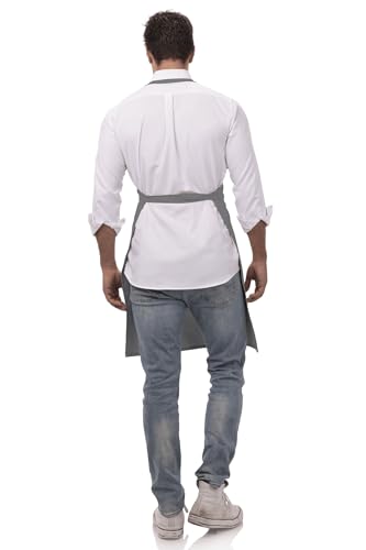 Chef Works Unisex Butcher Apron - color: Grey