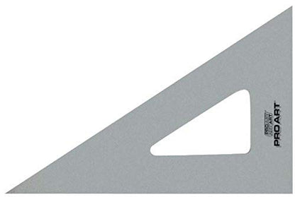 Pro Art Drafting Triangle 12" Finger Lift 30/60 Degree Clear - color: Clear, size: 12-inch, 30/60 Degrees