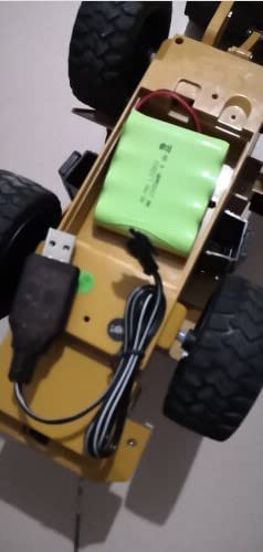 Fielect 4.8 V 250mA USB Charging Cable with SM-2P Connector Plug for RC Car Ni-MH Ni-CD Battery