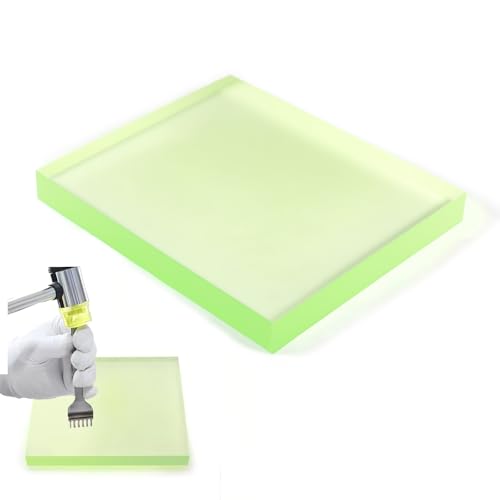 Leather Craft Punch Pad, Rubber Mute Board for Stamping, 5.5x4.7x0.59 - size: 7.9"L x 1.9"W