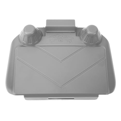 Drone Sun Hood, Foldable Lightweight Adjustable Sunshade with Ventilation Holes for Enhanced Screen Visibility Scratch Protection for Mini 4 Pro Air 3 RC 2 Controller Dark Grey