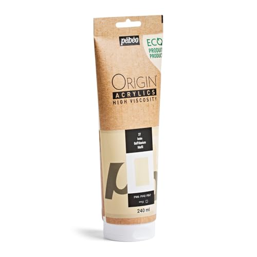 PEBEO Origin 240ml (8.11 fl oz) Acrylic Paint, Buff Titanium - color: Buff Titanium