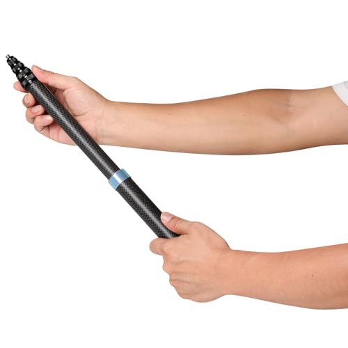 3m Invisible Carbon Fiber Selfie Stick for Insta360 X5/X4(Blue) - color: Blue