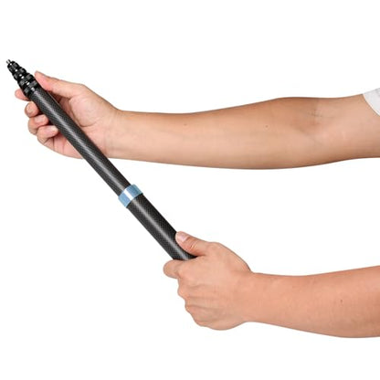3m Invisible Carbon Fiber Selfie Stick for Insta360 X5/X4(Blue) - color: Blue