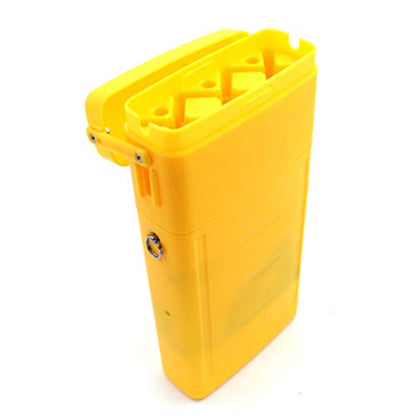 CUESOUL ANTIE Hard Dart Case, Holds 6 Steel/Soft Tip Darts & Extra Tips, Shafts & Flights, Durable Use - color: Solid Yellow