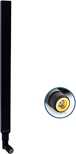 TECHTOO WiFi Antenna 12 dBi 5.8GHz for Router AP - Security IP Camera - USB Card Adapter - PCI PCIe Cards - Range Extender - PC Desktop - FPV UAV Drone (RP-SMA 1-Pack) - color: 5.8GHz RP-SMA 1-Pack