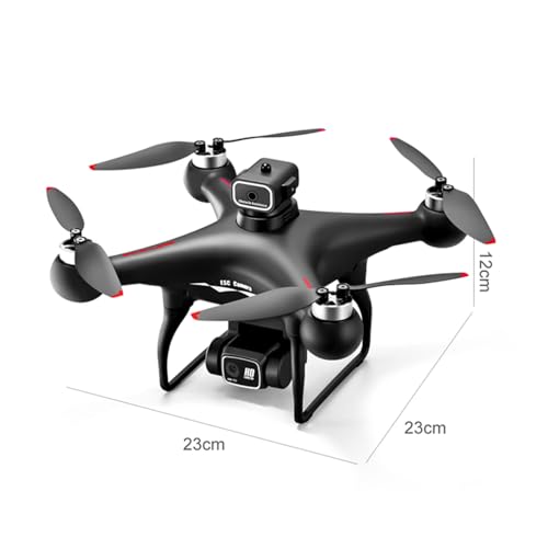 ikaufen S116 Drone with Camera for Adults GPS RC Drone With 4K HD Dual Camera WiFi FPV Foldable Quadcopter Aircraft +1 Battery - size: S116 Dual Camera No Screen Control + 1 Battery