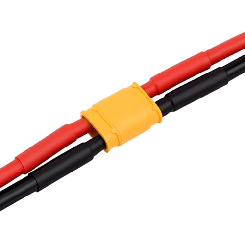 5Pairs 100mm Amass XT30 Plug Male and Female Connectors with 14AWG Silicon Wire for RC Lipo Battery Cable FPV Racing Drone Car Boat - style: XT30 Plug Connector