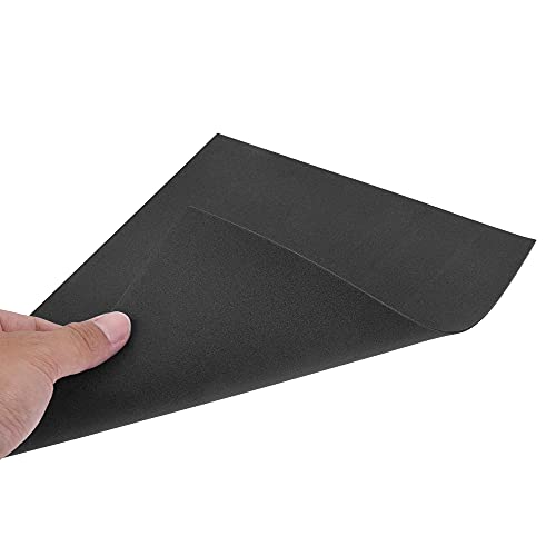 uxcell Black EVA Foam Sheets 11 x 8 Inch 1.7mm Thickness for Crafts DIY Projects, 12 Pcs - color: Black