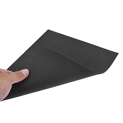 uxcell Black EVA Foam Sheets 11 x 8 Inch 1.7mm Thickness for Crafts DIY Projects, 12 Pcs - color: Black