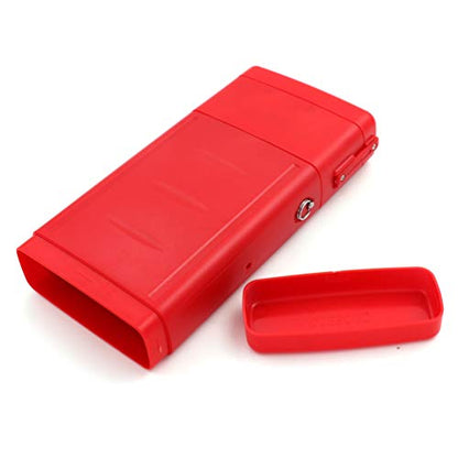CUESOUL ANTIE Hard Dart Case, Holds 6 Steel/Soft Tip Darts & Extra Tips, Shafts & Flights, Durable Use - color: Solid Red