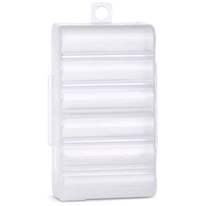 GlossyEnd Set of 4 - Two AA and Two AAA Battery Storage Box, Battery Storage Case, Battery Holder Clear - size: AA - AAA