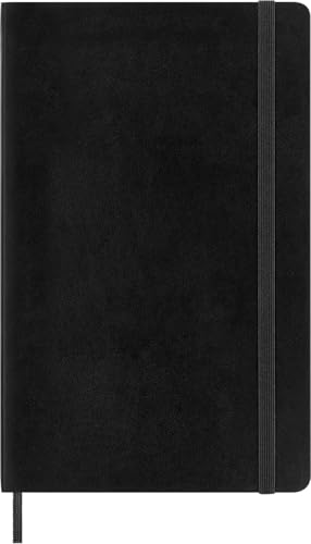 Moleskine Classic Notebook, Soft Cover, Large (5" x 8.25") Dotted, Black, 192 pages