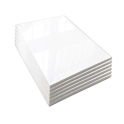 LWR CRAFTS Stretched Canvas 11" X 14" Pack of 6 - size: 11"x14"x6