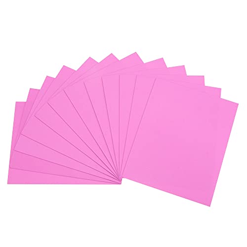 uxcell Dark Pink EVA Foam Sheets 11 x 8 inch 1.7mm Thickness for Crafts DIY Projects, 12 Pcs - color: Dark Pink