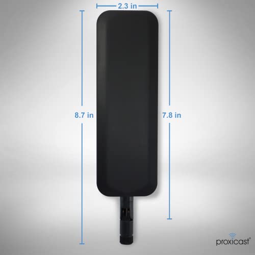 Proxicast 4G, 5G, CBRS 6 dBi Omni-Directional Swivel SMA Terminal Antenna - size: 2 Pack
