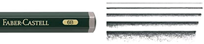 Faber-Castell, Castell 9000 Jumbo 6B, Top-Quality Graphite Pencil for Writing, Drawing and Sketching - style: Classic