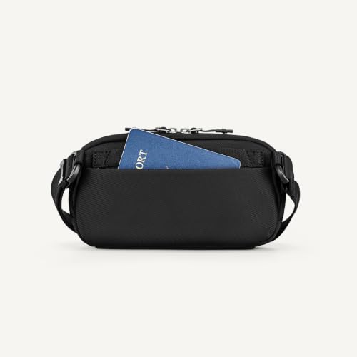 reeyee 4.5L Commuter Sling Bag for Men, 840D Cordura, Quick Release, Black - size: A7-Quick-release model-4.5L