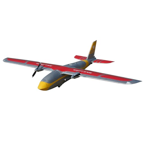X1500 Twin Power FPV Aircraft 59'' Wingspan 4S RC FPV Platform(Transmitter, Receiver or Battery NOT Included) (Red) - color: Red