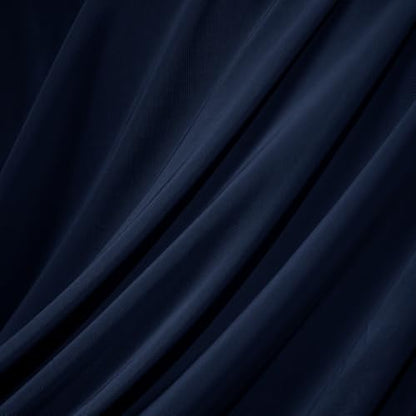 Horbaunal 4-Way Stretch Mesh Fabric by The Yard, Navy 1 Yard - color: Navy, size: 1 Yard