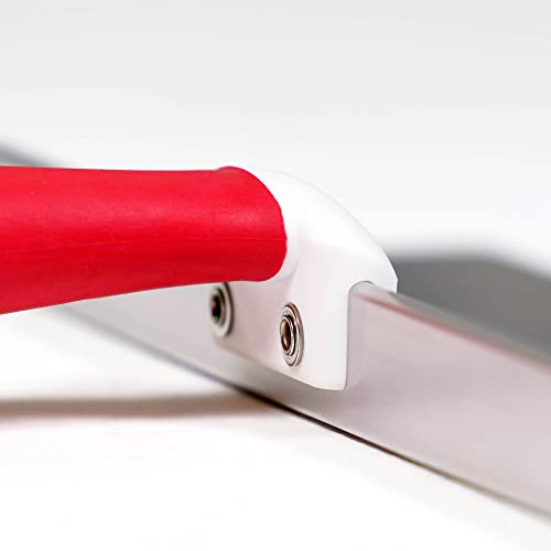 LEVEL5 10" Offset Knife, 0.5mm Stainless Steel FLEX Blade | Soft-Grip Handle | 5-383 - size: 10"
