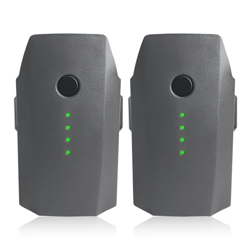 Mavic Pro Battery, 2 Pack 3830mAh-11.4V Intelligent Flight Drone Battery Replacement for DJI Mavic Pro/Platinum/Alpine White - style: 2 pack