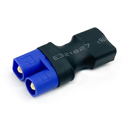 FLY RC 4 Pcs T Female Plug -> EC3 Male Connector Plug Adapter for Lipo Battery - style: T Plug Female to EC3 Male（No Wire）