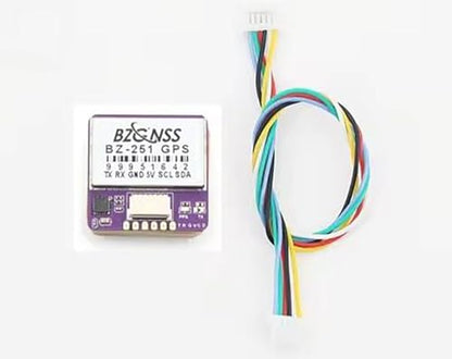 Generic BZGNSS BZ-121 BZ-181 BZ-251 Dual Protocol GPS Positioning Module Suitable FPV Out of Control Rescue Fixed-Wing Crossing Drones (Special Edition BZ-251)