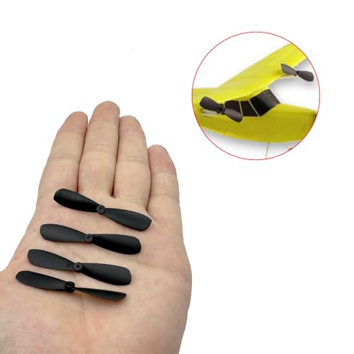 10PCS Mini Propellers 46mm 2-Blades Nylon Positive and Negative Propellers for RC Airplane Plane Helicopter DIY Model Toy Accessories