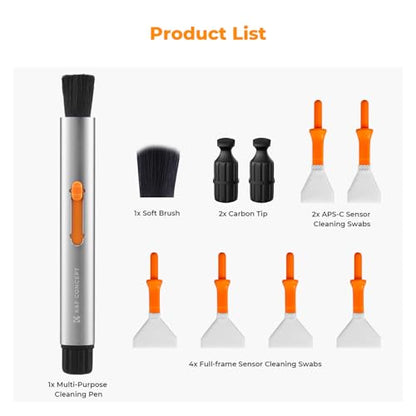 K&F CONCEPT Professional Lens Cleaning Pen for Bluetooth Earphones,Glasses