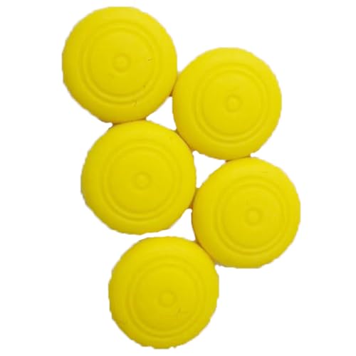 20 PCS Controller Thumbstick Caps Cover Replacement Silicone Touch Controller Rocker Cover for S-W-I-T-C-H/Lite/NS/OLED (Yellow/Pink/White/Blue)
