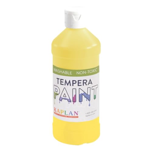 Kaplan Early Learning Company Kaplan Washable Tempera Paint - 16 oz - Set of 8