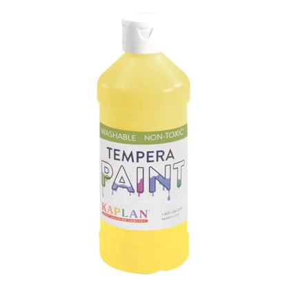 Kaplan Early Learning Company Kaplan Washable Tempera Paint - 16 oz - Set of 8