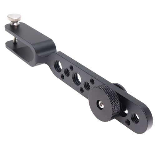 Ronin 2 Image Transmission Bracket, Tilt Axis Cage Arm Extension Stand Bracket Mount for DJI Teradek Bolt Bond Vaxis Video Transmission Transmitter Receiver, Black - color: Black