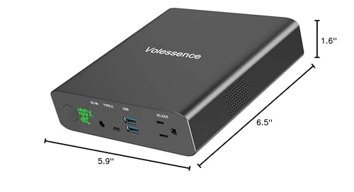 27000mAh AC 130W Laptop Charger, TSA-Approved CPAP Power Bank