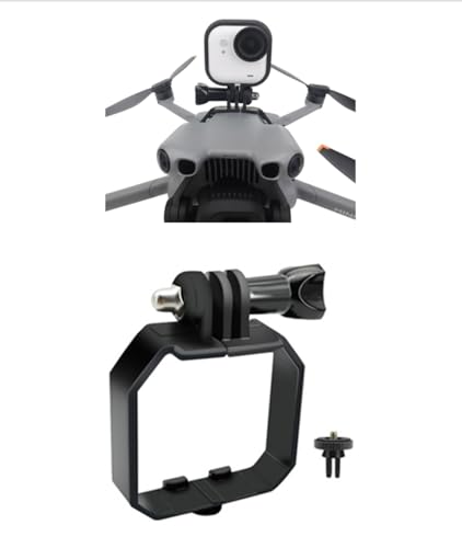 Drone Action Camera Mounting Holder for DJI Mini 5 Pro, Drone Gimbal Upper Expansion Bracket with 1/4 Screw Tripod Mount Adapter for Mini 5 Pro Accessories