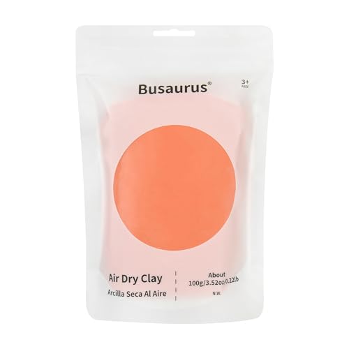 100g Orange Air Dry Foam Clay for Kids & Adults - color: Orange