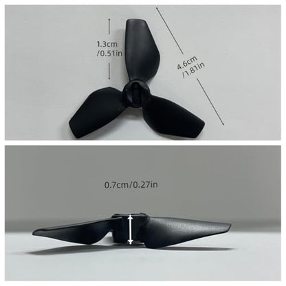 4-Piece Drone Propeller Set for DJI NEO, Quick-Release Low-Noise Replacement Blades, Black