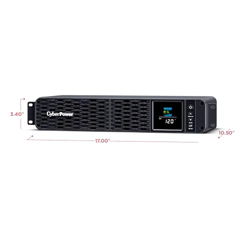 CyberPower CP1500PFCRM2U PFC Sinewave UPS Battery Backup - size: 1500VA, style: Rackmount 2U