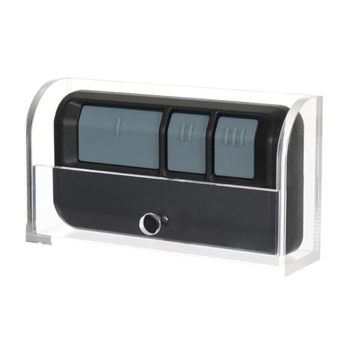 Garage Door Opener Cover Acrylic Clear Wall Mount Garage Remote Holder for Chamberlain LiftMaster Gate Door Opener Sleeve Storage Bracket Universal 893LM 893Max 971LM Case Only