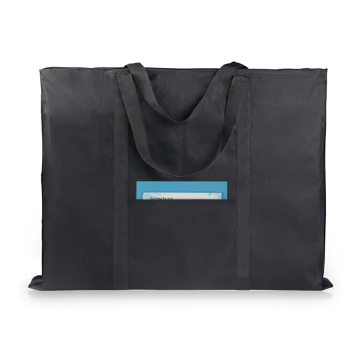 JJRING Dacron Art Portfolio Tote Bag 22'' x 28.5'' For 20'' x 26'' Black - size: 20''*26''