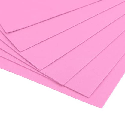 uxcell Light Pink EVA Foam Sheets 11 x 8 inch 1.7mm Thickness for Crafts DIY Projects, 12 Pcs - color: Light Pink