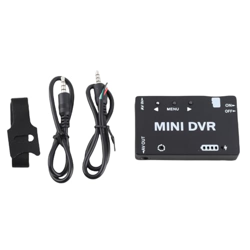 Mini FPV DVR Module, Aluminum Alloy Body, Video Recorder, Battery, NTSC PAL Support, 32GB Memory Card, AV Output, Menu Language Options, for FPV Drone, RC Model Racing Car