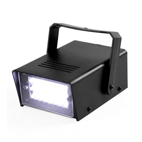 ENUOLI Mini LED Strobe Light White Color 24 Super Bright LED Party Light - color: White Color